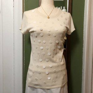 ISDA&CO medium ivory tee blouse